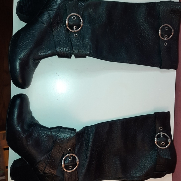 Lucky Brand black leather boots - Picture 3 of 6